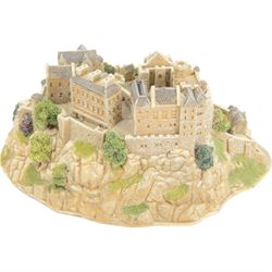 Five Lilliput Lanes, comprising Big Ben, Edinburgh Castle, London Bridge, Hampton Court and Round Tower, all with original boxes  