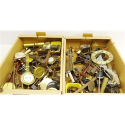  Large quantity of various chime rod blocks, coils, pendulums etc in two boxes  