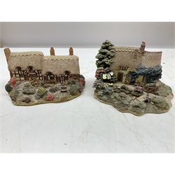 Five Lilliput Lane models comprising Bluebell Farm, Anne Hathaway 1989, Armada House, Green Gables and Summer Days, all boxed