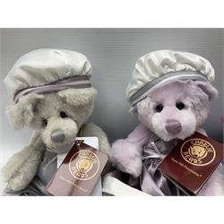 Charlie Bears - limited edition 'Jack' CB2052530 and 'Jill' CB2052540 No.110/1000 with labels; and 'Blotch' CB2170210 with labels (3)