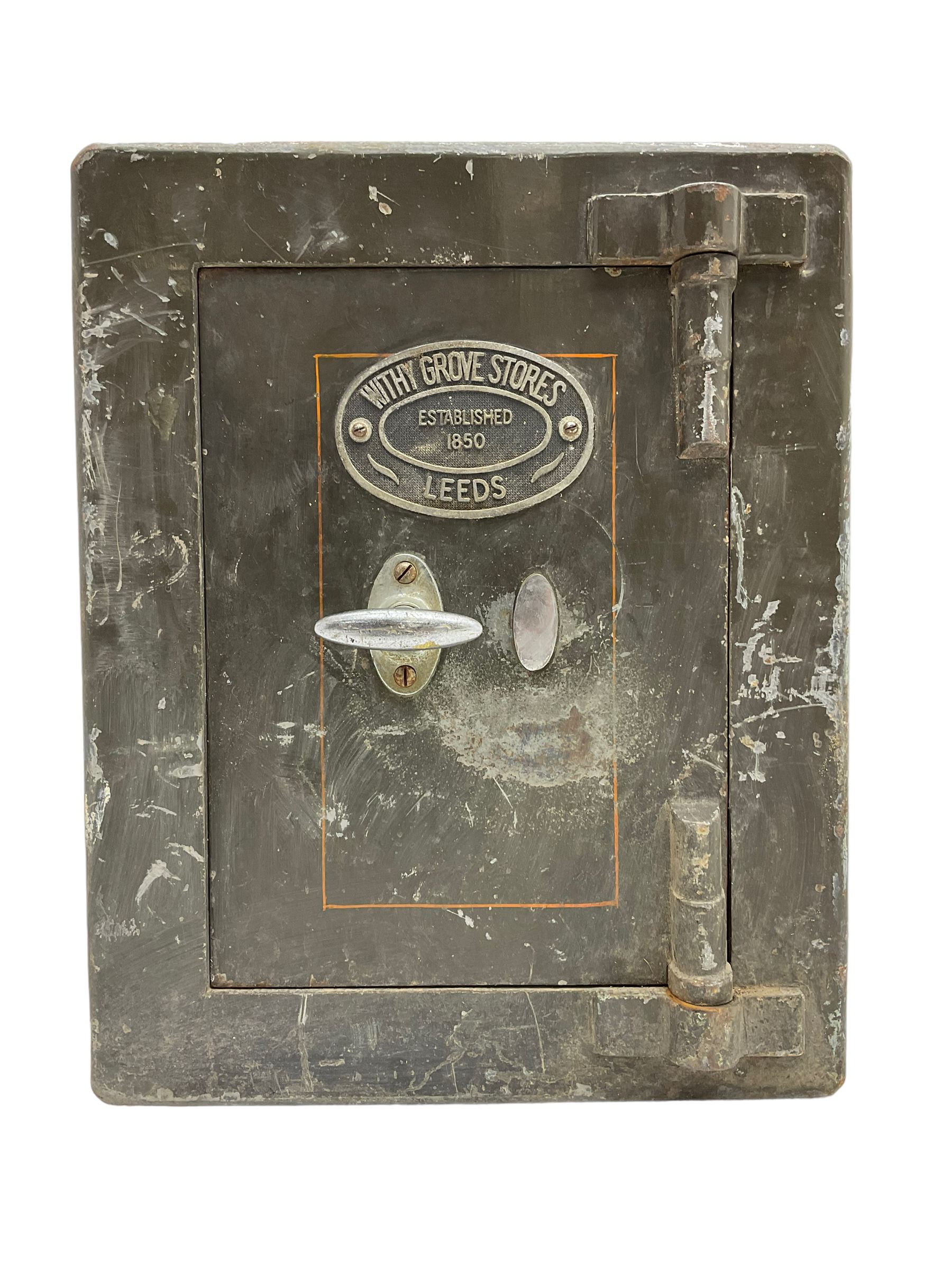 Withy Grove Stores Leeds - late Victorian cast iron safe 