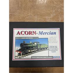Acorn & Mercian O gauge kit built model Class 63XX GWR Mogul with tender, no. 6377, together with Class 77XX GWR saddle tank, no. 7736 (2)