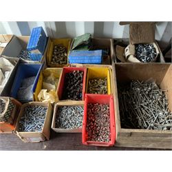 Collection of unused nuts and bolts, split pins, washers - THIS LOT IS TO BE COLLECTED BY APPOINTMENT FROM DUGGLEBY STORAGE, GREAT HILL, EASTFIELD, SCARBOROUGH, YO11 3TX