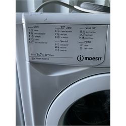 Indesit washing machine - 18 months old. 7kg - THIS LOT IS TO BE COLLECTED BY APPOINTMENT FROM DUGGLEBY STORAGE, GREAT HILL, EASTFIELD, SCARBOROUGH, YO11 3TX