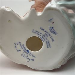 Coalport The Ascot Ladies set of six figures, comprising 1984, 1985, 1986, 1987,1988 and 1989, all with certificates and original boxes