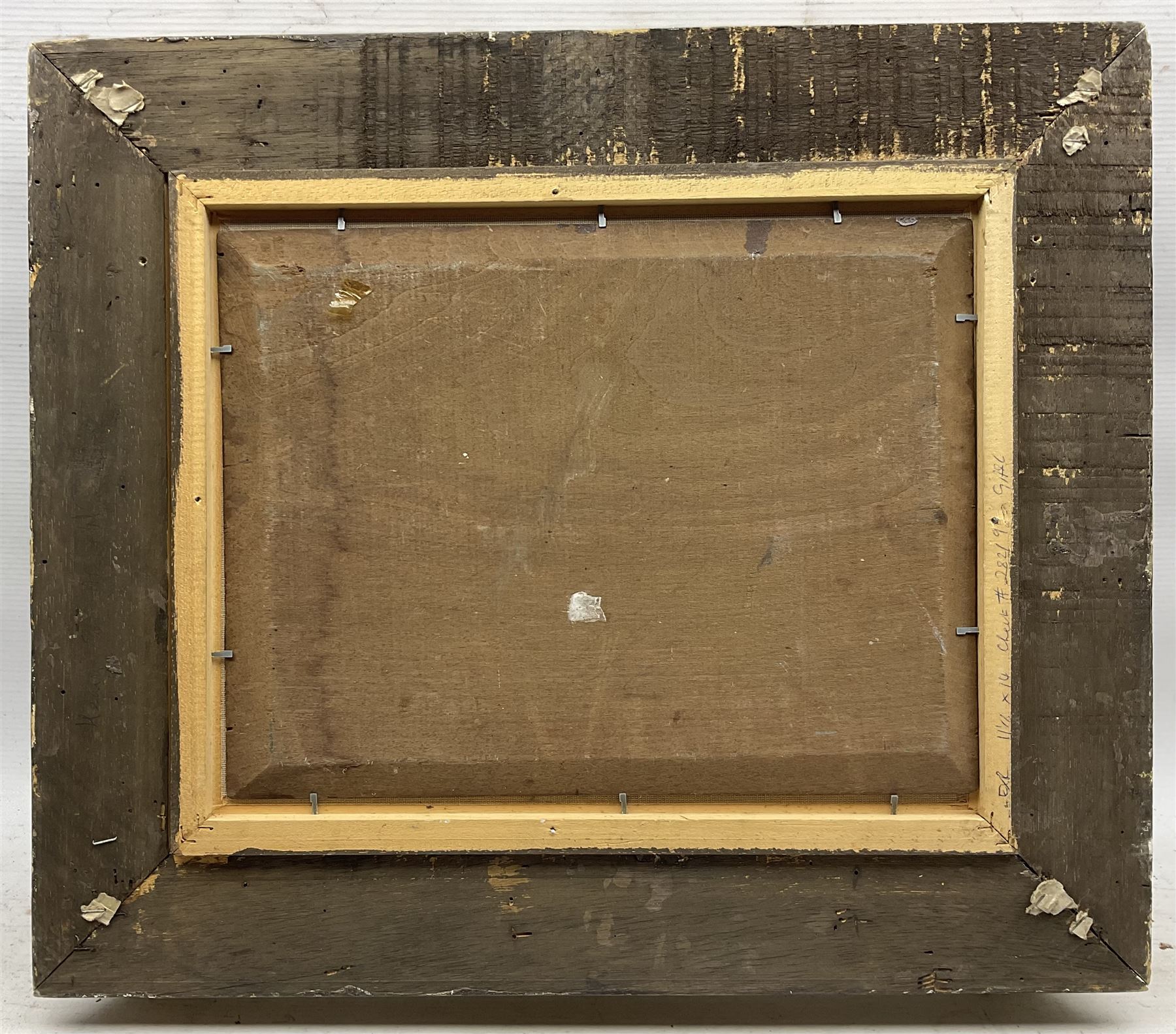 James Whitelaw Hamilton RSA RSW (Scottish 1860-1932): Girl with Chickens in a Farmyard, oil on panel signed 25.5cm x 33cm 