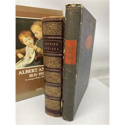 Group of art reference books and folios to include Ars Sacra Christian Art and Architecture of the Western World and Albert Anker 1831-1910, etc 