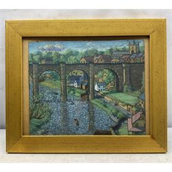 John Appleyard (British 1923-2016): Knaresborough, pastel unsigned 26cm x 32cm 
Provenance: Direct from the family of the artist