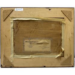 Bertram Priestman RA ROI NEAC (British 1868-1951): 'Springtime Somerset', oil on panel signed and dated '34, titled verso 25cm x 35cm
Provenance: with Mellors & Laing Galleries, Toronto, Canada, label verso