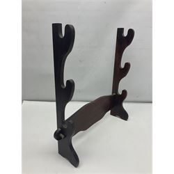 Modern sword set and wall clock