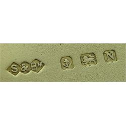 Three silver cigarette cases by Smith & Bartlam, William Neale & Son and James Deakin & Sons, all hallmarked, approx 10.5oz