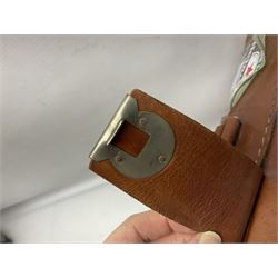 Leather gladstone/ doctors bag, H27cm