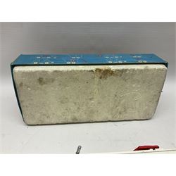 Corgi - Gift Set no.41 comprising Carrimore Mark Iv Transporter, Morris Mini-Cooper, BMC Mini-Cooper S, Morris Mini-Minor, Volvo P.1800 and Sunbeam IMP; missing MGC GT car; in original box 