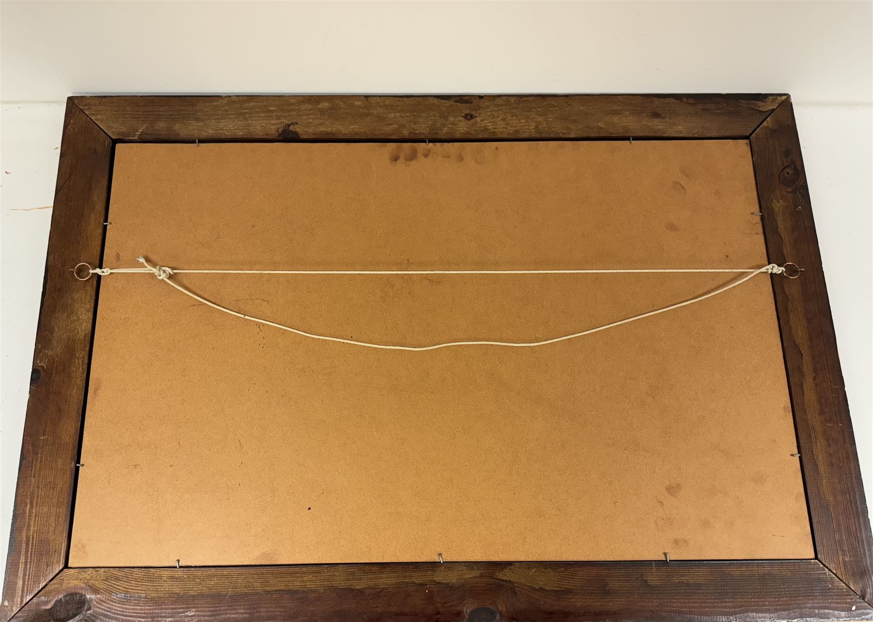 The Famous Old Uam Var Whisky advertising mirror, H62cm, W90cm