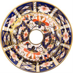 Royal Crown Derby Imari 2451 pattern, part tea service comprising eight coffee cans and saucers and seven cake plates 