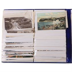 Collection of local Scarborough post cards, including South Bay, The Spa, Churches, novelty examples, black and white examples, etc contained within various albums, (approximately 780)
