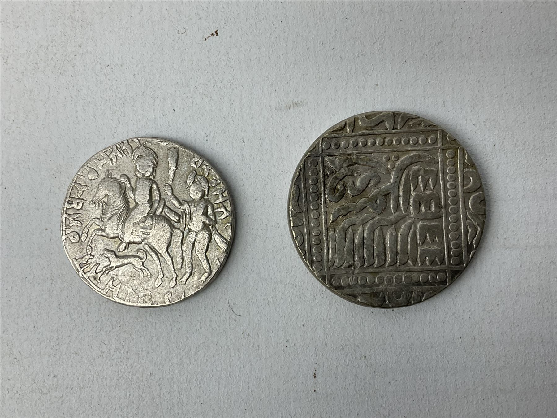 Para-numismatic and miscellaneous items, including enamelled coins, coin weights, model/toy coinage, gaming token, Indian temple tokens etc