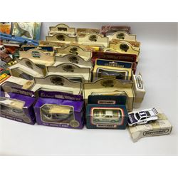 Quantity of boxed and playworn die-cast models, to include Tonka, Dinky and Corgi, Lledo Days Gone, etc in three boxes