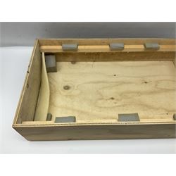 Diverse Images Aircraft Collection hand crafted English pewter model of a Stirling Airborne Assault Diorama with Horsa MKI and Stirling MKIV aircraft; 1:144 scale, signed Mike Daucey; limited edition plaque No.16/50; 36 x 60cm; in wooden box