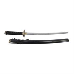  Ancient Warrior Wakizashi and Tanto Blade Set, together with two reproduction Indian swords, together with two daggers