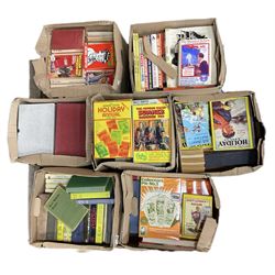 Collection of books and annuals, includi