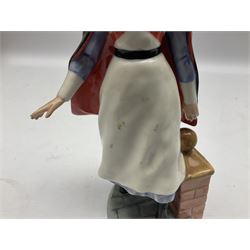 Royal Doulton figure, Nurse HN4287, modelled by Adrian Hughes, with printed mark beneath, H22cm