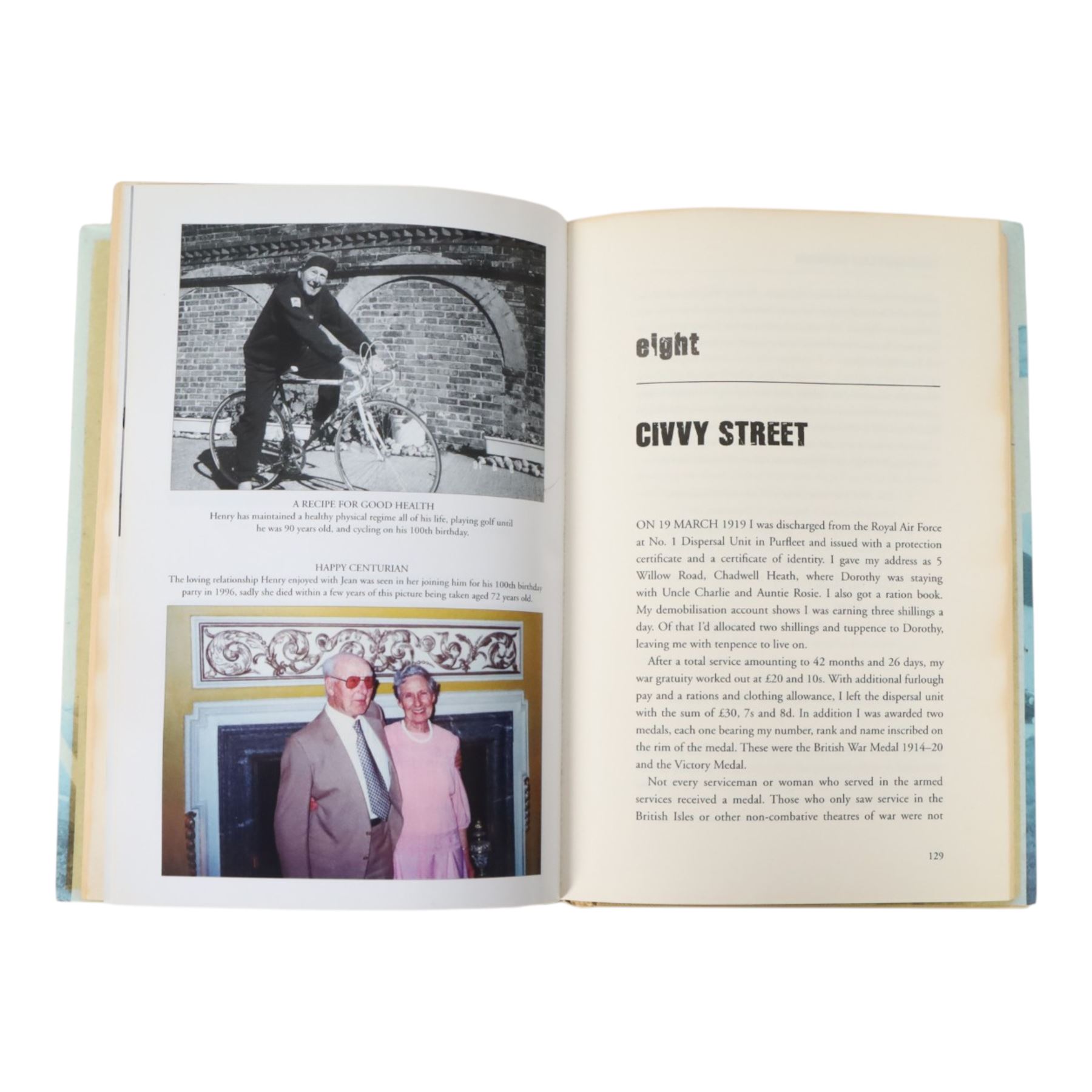 Henry Allingham, signed book Kitchener's Last Volunteer; The Life of Henry Allingham, the oldest surviving Veteran of the Great War