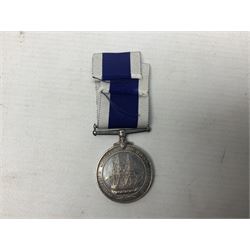 George V Naval long Service and Good Conduct Medal awarded to M.36831 W. Cox R.P.O. H.M.S. Vivid; with ribb