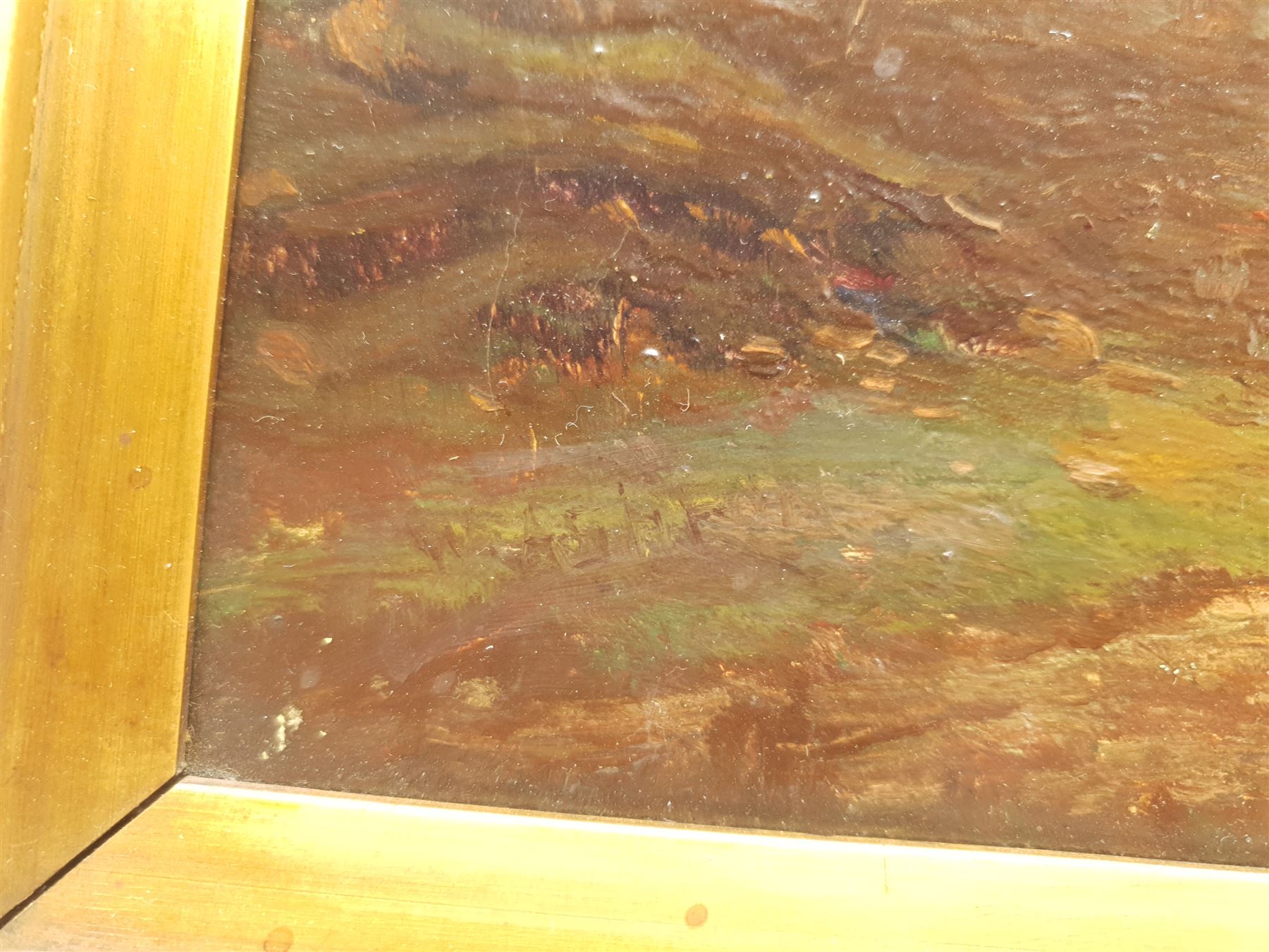 William Ashton (British 1853-1927): Horse and Rider at Sunset, oil on canvas signed 24cm x 35cm