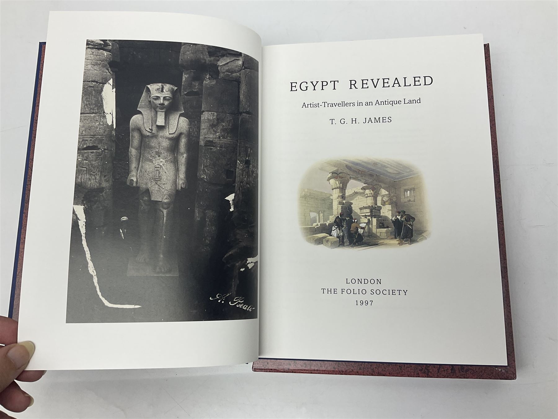 Folio Society - nineteen volumes including The Great Plague, Egypt Revealed, The Life of Alexander the Great, The Earth an Intimate History etc  