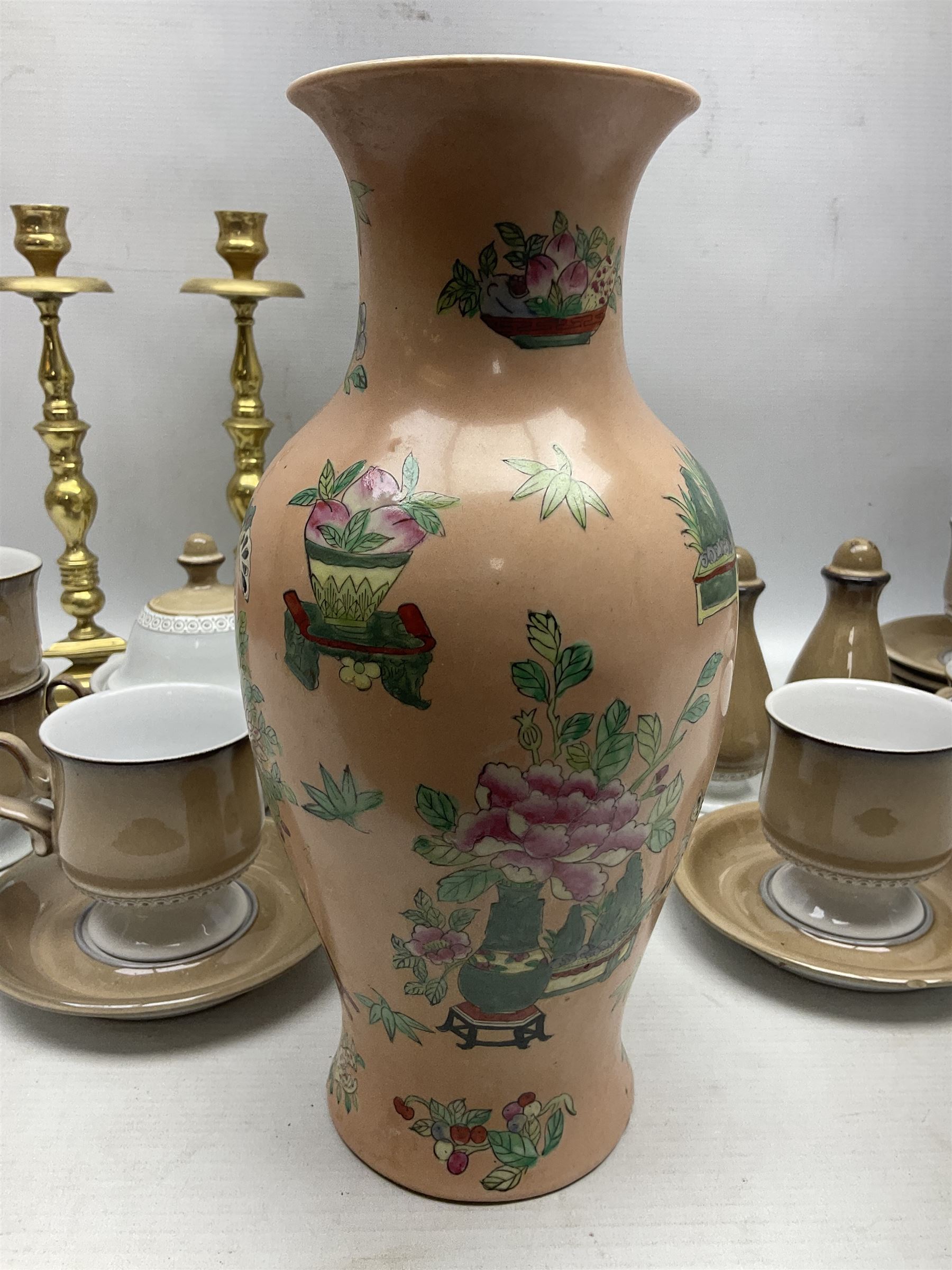 Denby tea wares, to include teapot, milk jug, covered sucrier, six cups etc, together with other collectables   