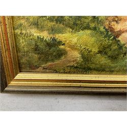 Thomas Bonfrey Burton (Beverley 1866-1941): Thornwick Bay, oil on board signed and dated 1893, 15.5cm x 24cm together with book 'Burton of Beverley - Pictures of Beverley and District' by Thomas Bonfrey Burton (2)