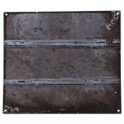 Reproduction enamel sign 'Bus & Coach Stop', H33cm