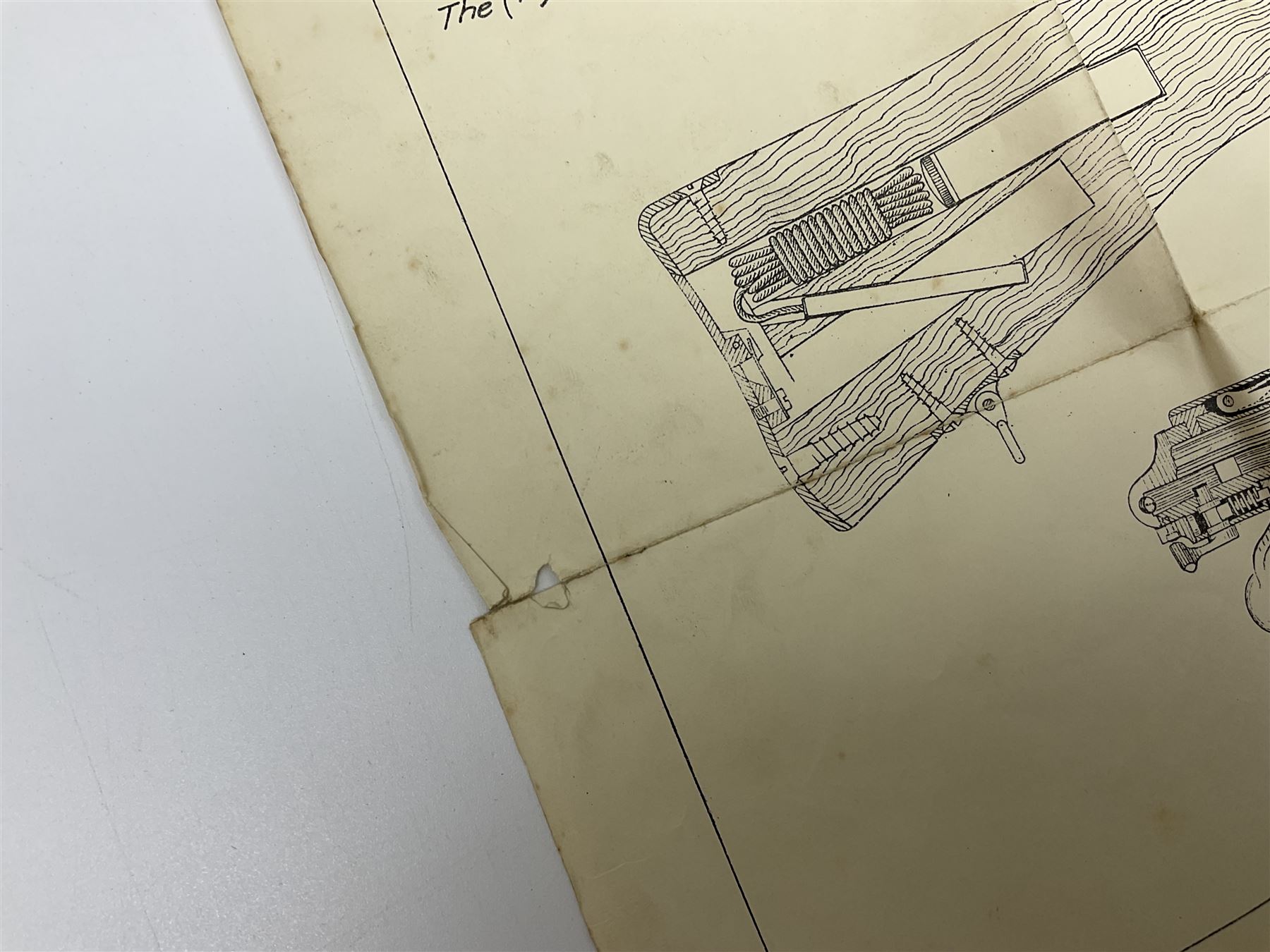 Instructions For Armourers - 1931 folder of nineteen folding plans for various weapons and military bicycles