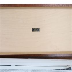 Brass telescope inscribed J.Lizars Glasgow & Edinburgh, with a library tripod and a larger wooden tripod, two spare eyepieces and original box