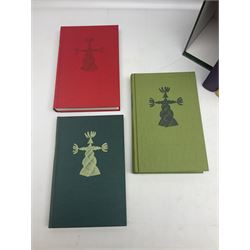 Folio Society; nineteen volumes to include seven book box set Jane Austin, Six book box set Tom Hardy, two book box set Charlotte and Emily Bronte, etc