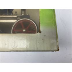 Wilesco steam roller traction engine, boxed