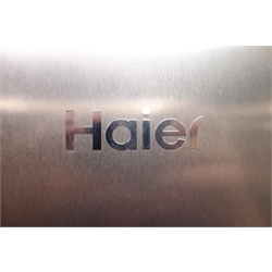  Haier HRF521DMB American style fridge freezer, W91cm, H180cm, D65cm (This item is PAT tested - 5 day warranty from date of sale)  
