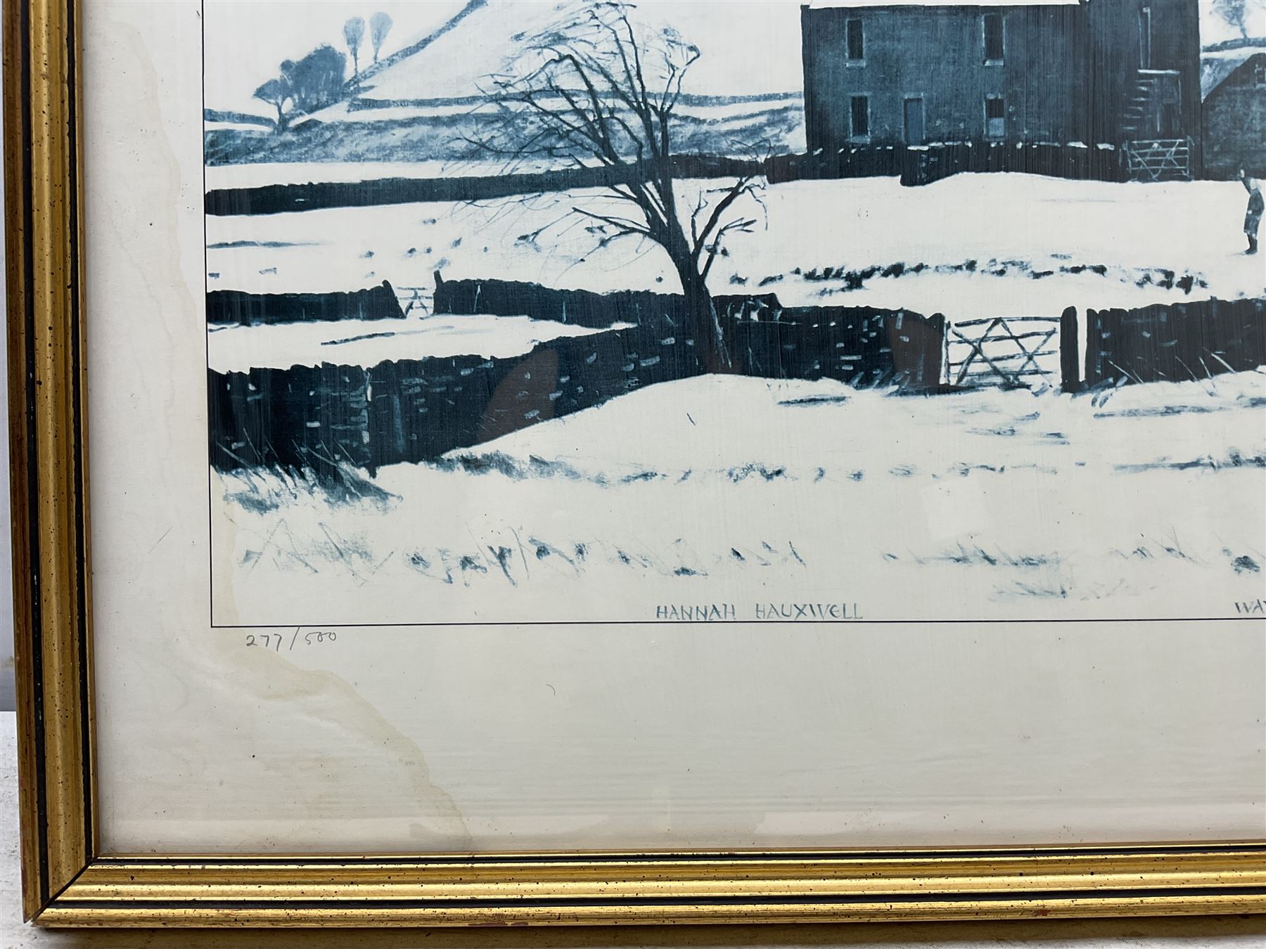 Peter Brook (Northern British 1927-2009): 'Hannah Hauxwell with her Young Dog' and 'Hannah Hauxwell Waving Goodbye', two limited edition prints signed and numbered in pencil max 34cm x 57cm (2)