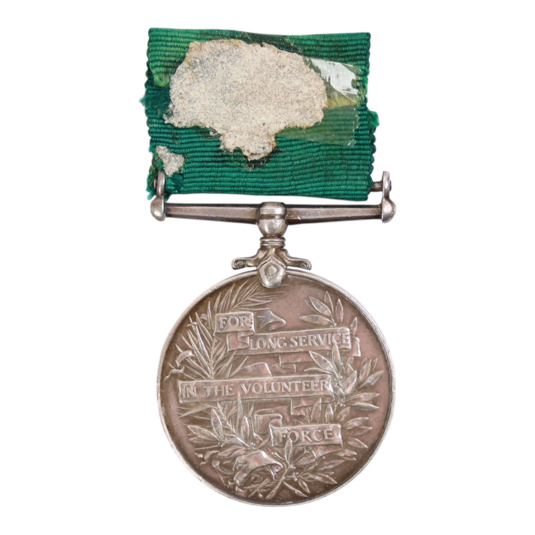 Edward VII Volunteer Force Long Service medal, awarded to Gnr B.S Flood, Norfolk R.G