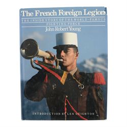 Collection of French Foreign Legion Reference books including Kepi Blanc Insignes, La Legion etrangere, French Foreign Legion Paratroopers, The French Foreign Legion
