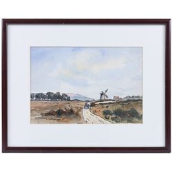 George Scarth French (British fl.1894-1910): View of Whitby, watercolour signed and dated 1885, 15cm x 24cm; together with another of 'Whitby Early Morning' signed with initials EMA, 10.5cm x 15cm and two others of Ugthorpe Lane, near Whitby, max 17cm x 25cm (4)