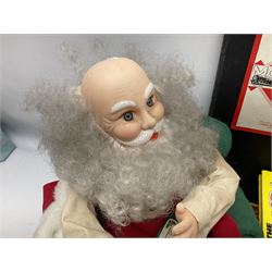 Mechanical Father Christmas figure, Lion Annual, Dandy, various games etc