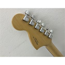 Fender Squier Strat Affinity six-string electric guitar with 20th anniversary plaque verso, serial no.CY20815325 L99cm; in soft carrying case