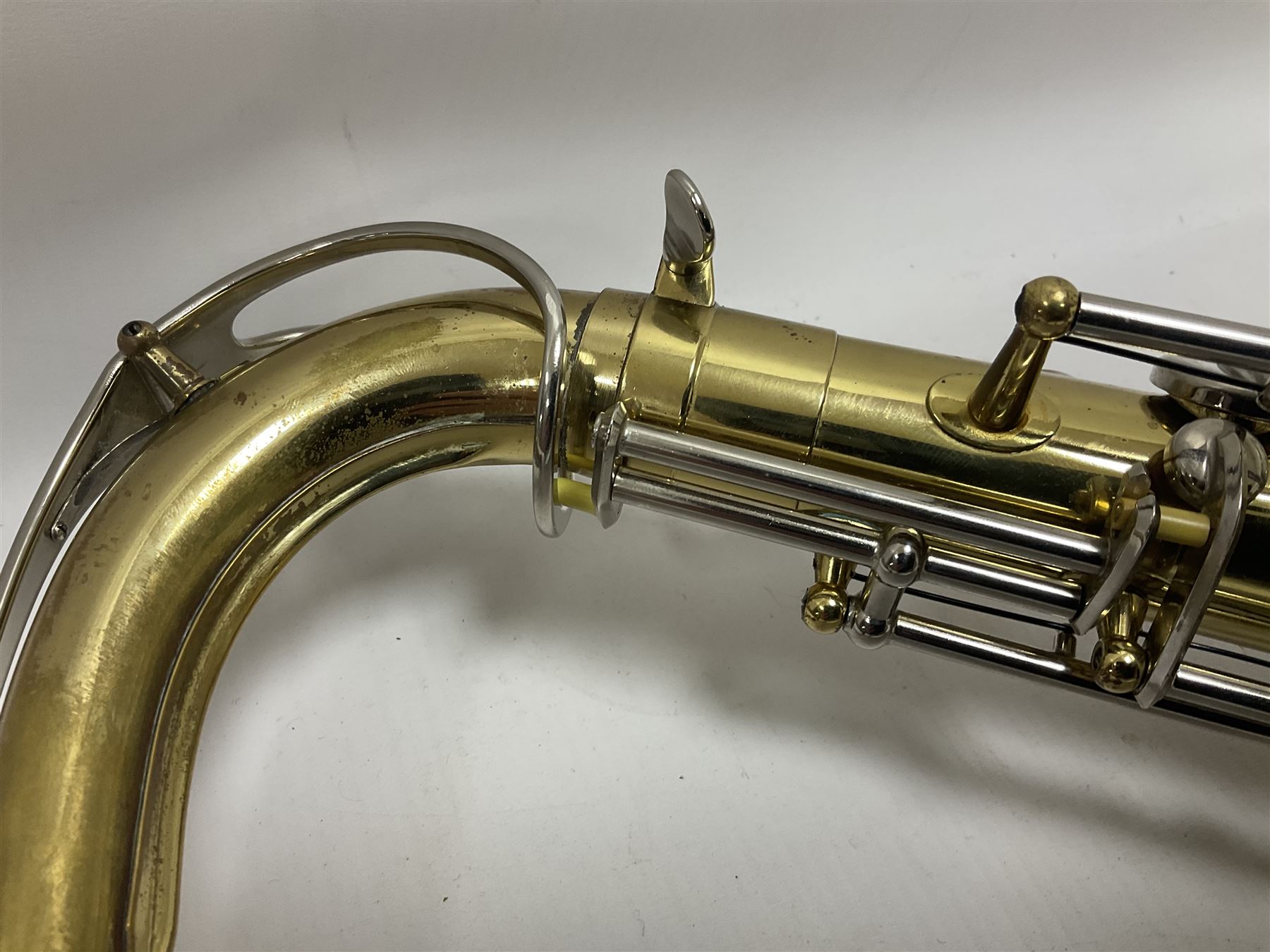 Lafleur by Boosey & Hawkes student tenor saxophone in fitted case with accessories, built in Czechoslovakia
 