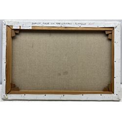 William Burns (British 1923-2010): 'Barge Race on the Orwell Suffolk', oil on canvas signed, titled verso 41cm x 61cm (unframed) 
Provenance: direct from the artist's family