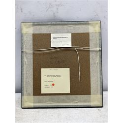 Howard Phipps (British 1954-): 'The Avon Water Meadows in Winter', wood engraving signed titled dated 1993 and dated 10/100 in pencil 7cm x 8cm