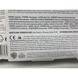 Three Mattel carded Harry Potter dolls - Harry, Hermione & Dumbledore; Vivid Imaginations Take That Robbie doll; all boxed; three Manchester United figures of players (one boxed); and The Simpsons 3-D Chess Game; boxed