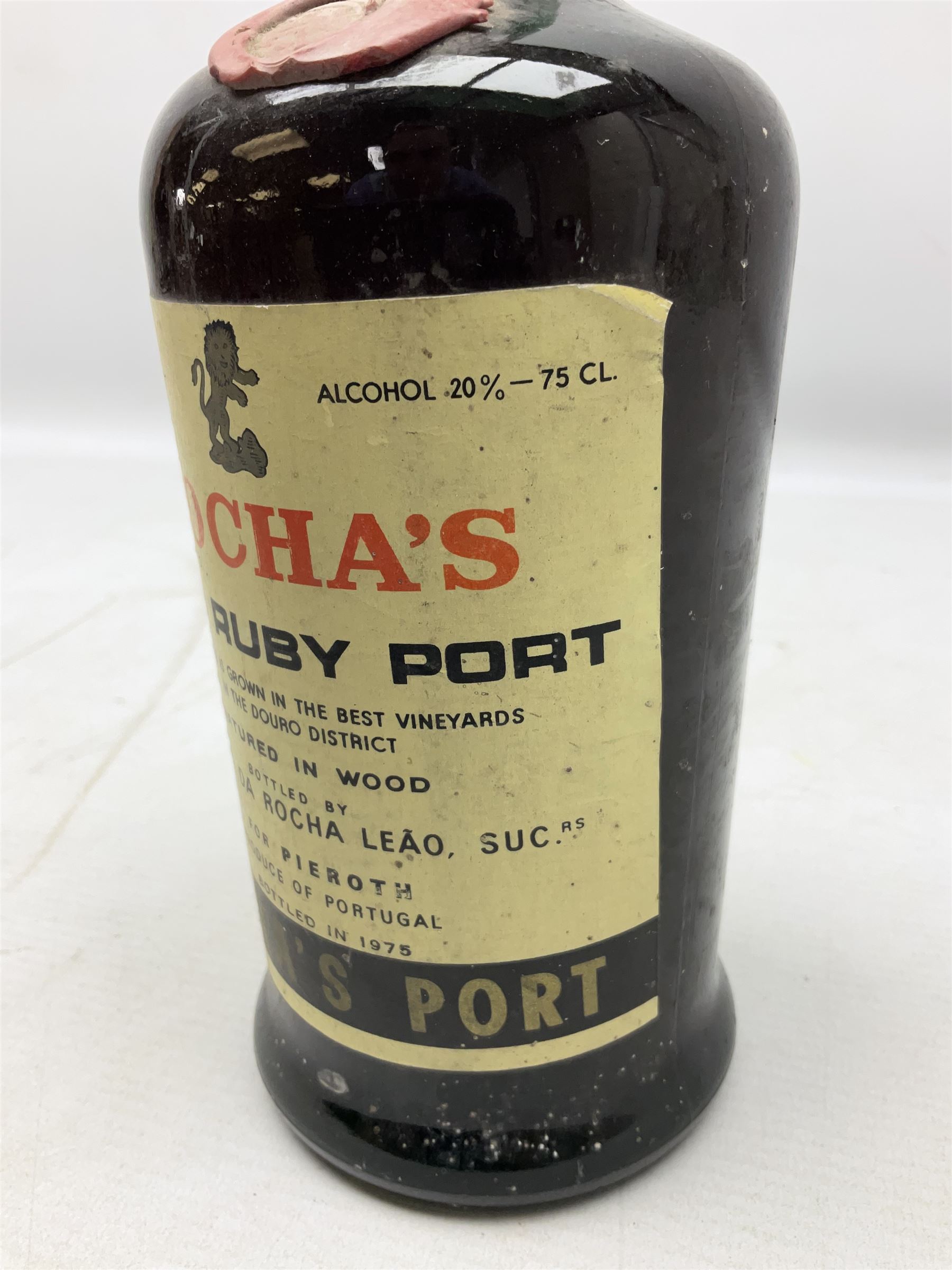 Offley Bon Vista, 1972, vintage port, unknown contents and proof and Rocha's 1964, Ruby Port, 75cl 20% proof (2)