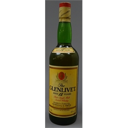  The Glenlivet Pure Single Malt Scotch Whisky, aged 12 years, 75cl 40%vol, 1btl  